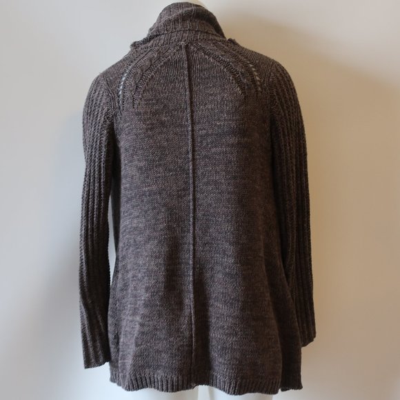 LINE. NO CLOSE ASYMMETRIC CARDIGAN SWEATER XS * - Picture 8 of 12